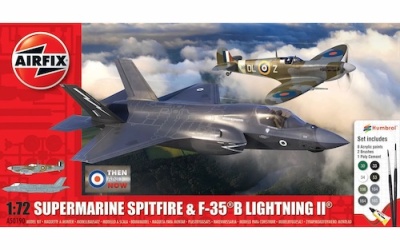 Airfix A50190 1:72 Supermarine Spitfire & F-35B Lightning II ''Then and Now''